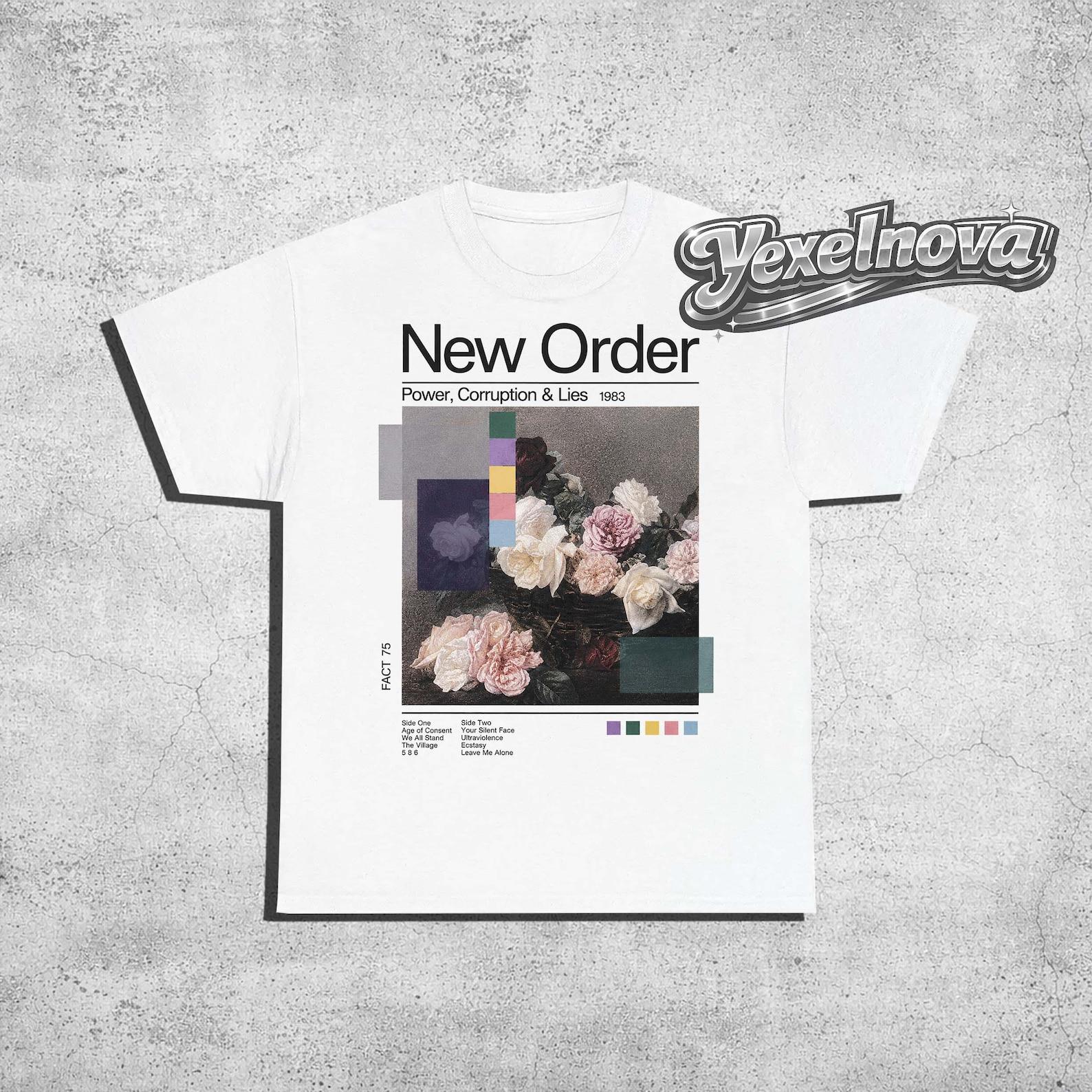 New Order T-Shirt: Retro 90s Rock Band Fan Merch Shirt M