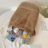 Hollowed-out Handheld Drawstring Style Women's Woven Vintage Fashion Niche Versatile Shoulder Crossbody Bucket Bag