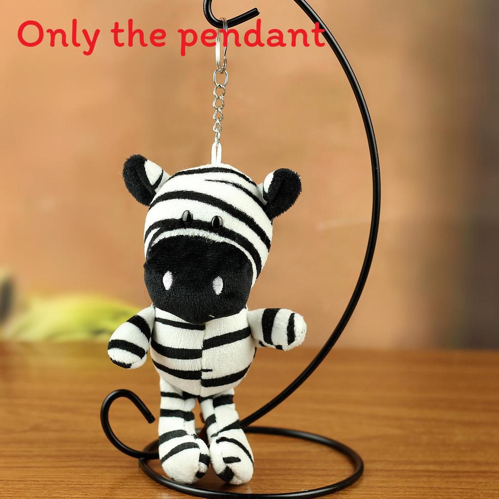 Jungle Animal Plush Toy Keychain With Pp Cotton Filling For Kids And Teens