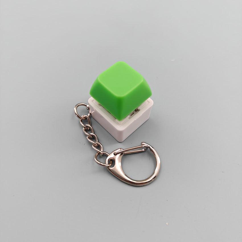 Creative Novelty Stress Relief Button Keychain Toy