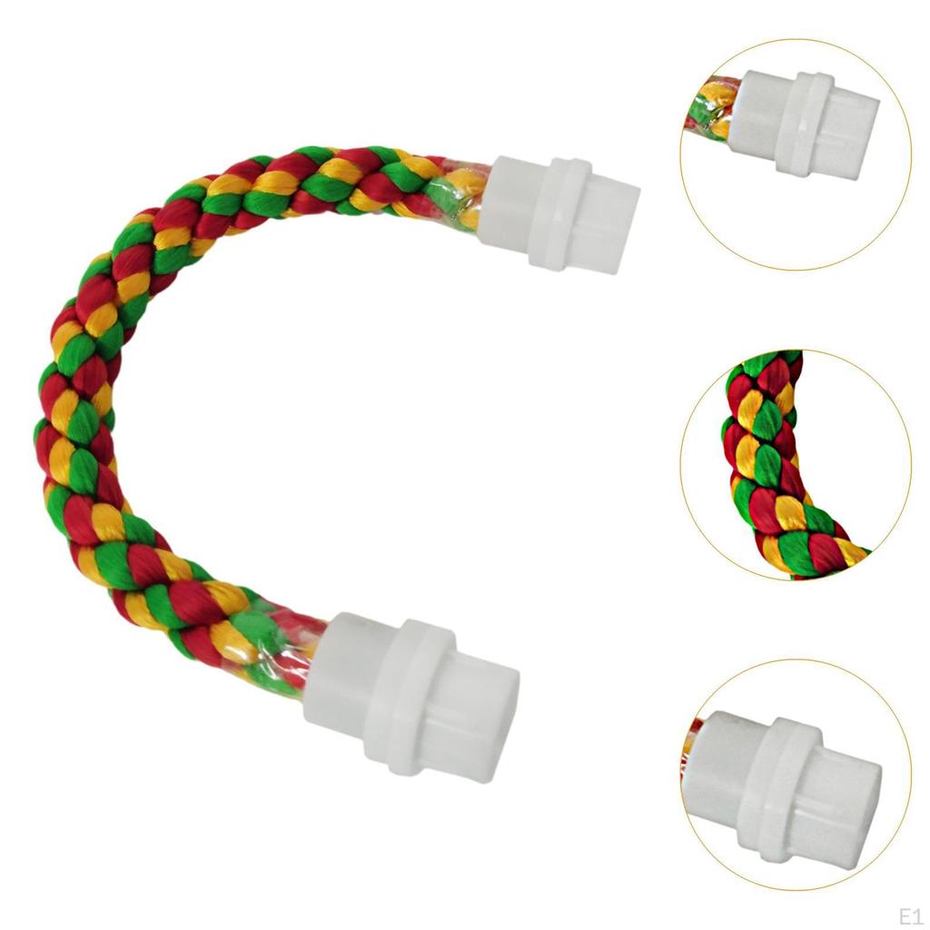 Bird Cage Toy with Cotton Rope, Climbing Perch for Budgies and Cockatiels