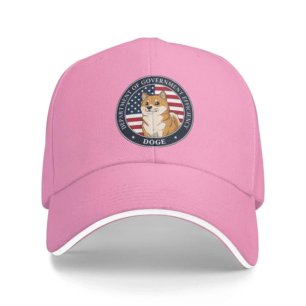 Summer Baseball Cap doge DEPARTUnisexT OF GOVERNUnisexT EFFICIENCY Wear For Unisex Trucker Cap Classic Sun Cap Adjustable Fit