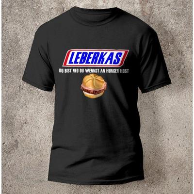 Leberkas TShirt Oktoberfest Munich Bavaria Fun Shirt Funny New Summer Shortsleeved Tee Launched Casual Cotton Printed Top