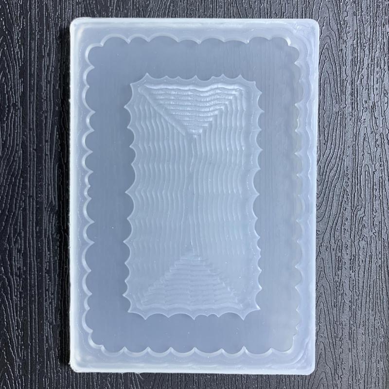 Samodzielnie wykonana kryształowa ramka na zdjęcia z żywicy, forma z piaskiem kinetycznym, silikonowa forma, dekoracje do ramek na zdjęcia, forma do odlewania do rękodzieła