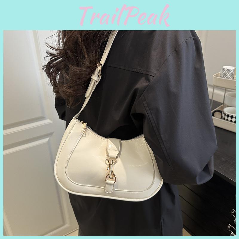 And Minimalist Fashionable Pu Leather Single Shoulder Handbag For Daily Outings