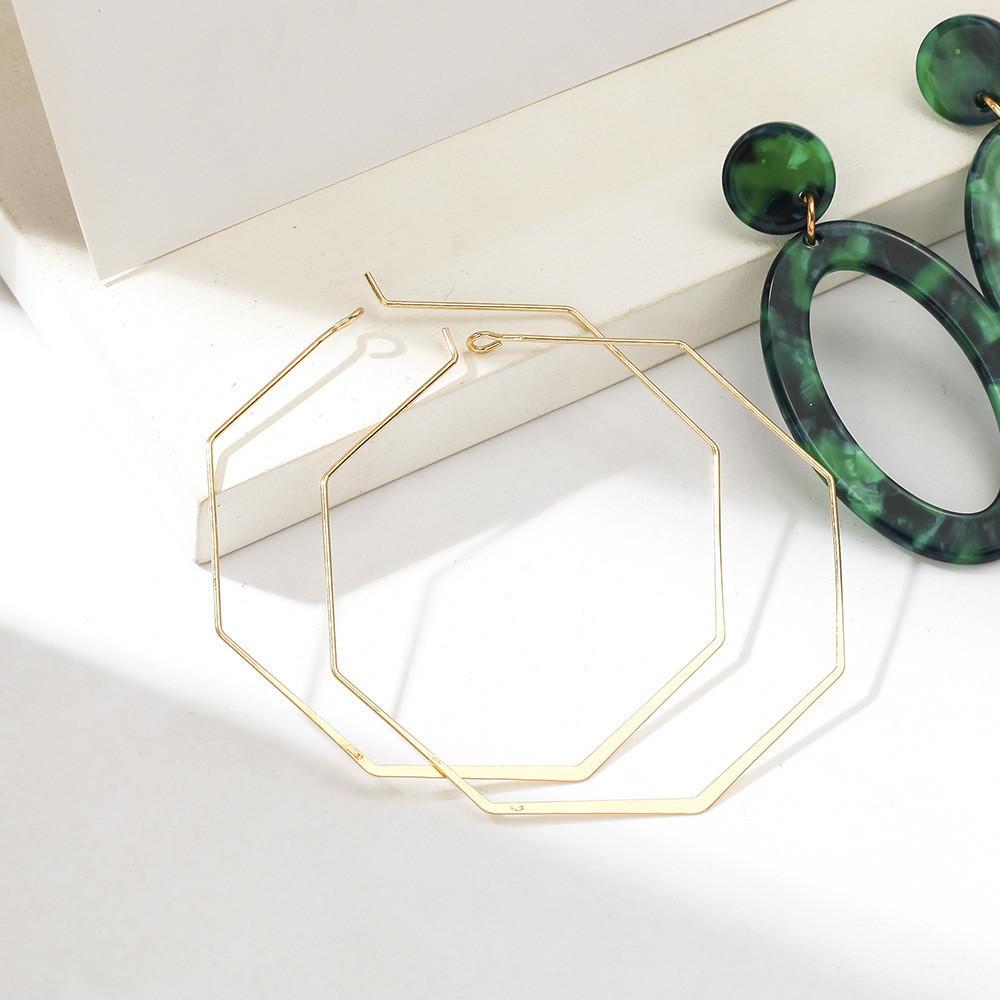 Alloy Elegant Geometric Earrings Unique Irregular Shape Earrings Celebrations For