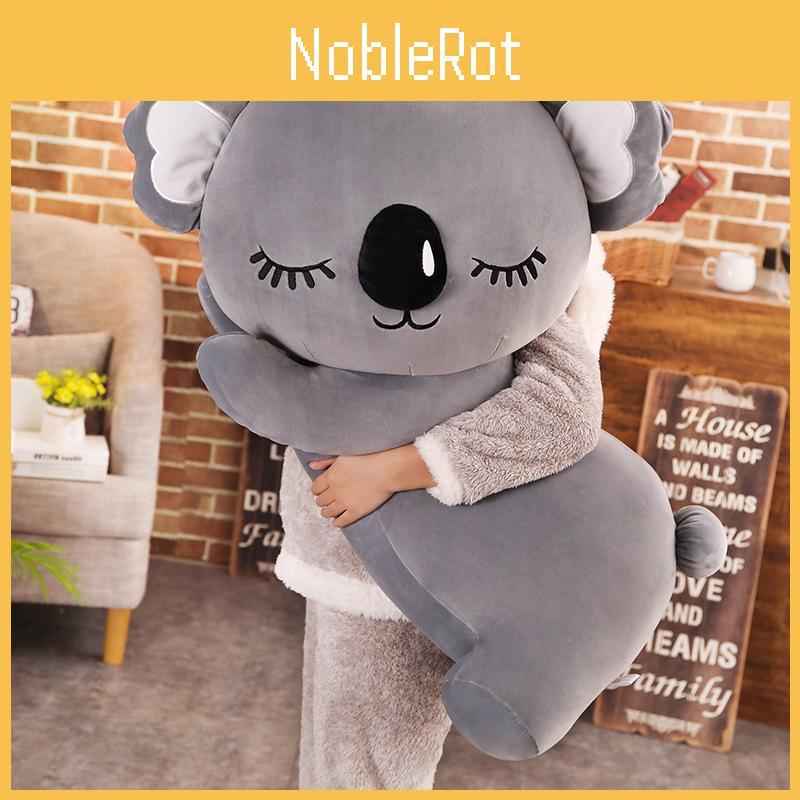 Koala Lying Plush Toy Cartoon Stuffed Animal Doll Cute Decoration Gift Kids
