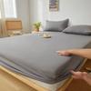 Cotton Fitted Sheet with Elastic Band Non Slip Adjustable Mattress Cover Suitable for King Size Bed Bedding Sheets for Bed