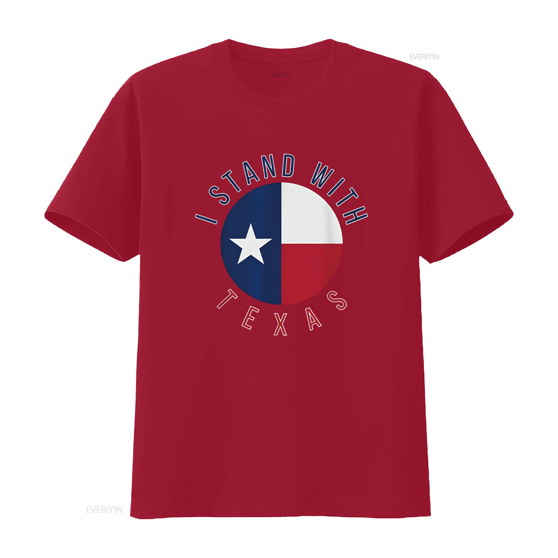 

I Stand With Texas USA State Flag T Shirt vintage Washed Stretched Slightly Stylish fashion designer clothes streetwear Soft S