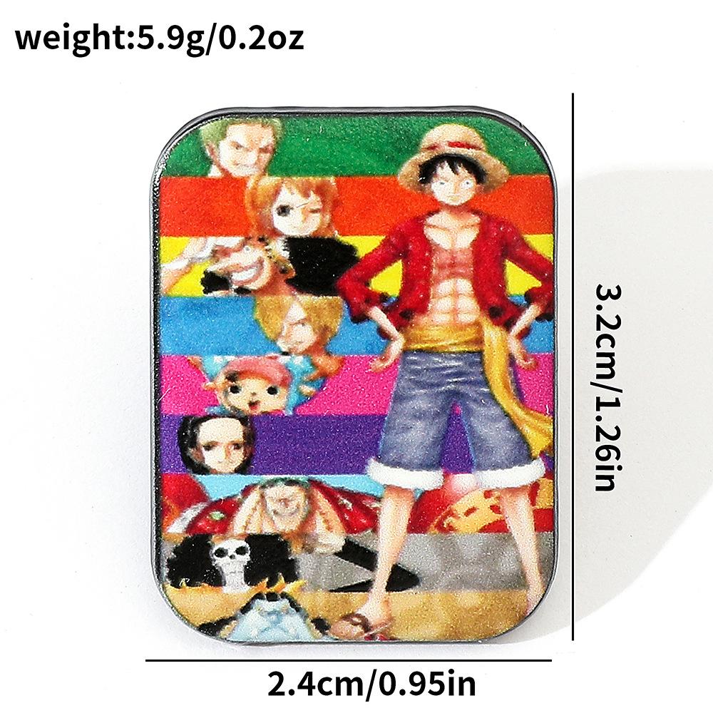 191 Spot ONE PIECE Brooch Riman Metal Badge Luffy Pirates One Piece Pin Accessories