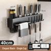 Yushijiarun No-Drill Wall-Mounted Kitchen Utensil Storage Rack