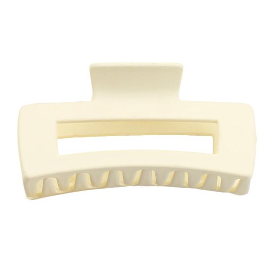 Hair Claw for Women, Frosted Rectangle Hair Clip, Hollow Design Back Head Hair Claw, Large Size Shark Hair Clip for Daily Wear Party Gathering Outing
