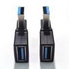 90 Degree Right Angle USB3.0 Male To Female Adapter Space Saving 5Gbps Extension Connector for Computer Printer Camera