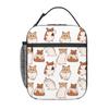 Cute Hamster Pattern Insulated Lunch Bag for Women Children Portable Food Boxes Thermal Lunch Box Tote