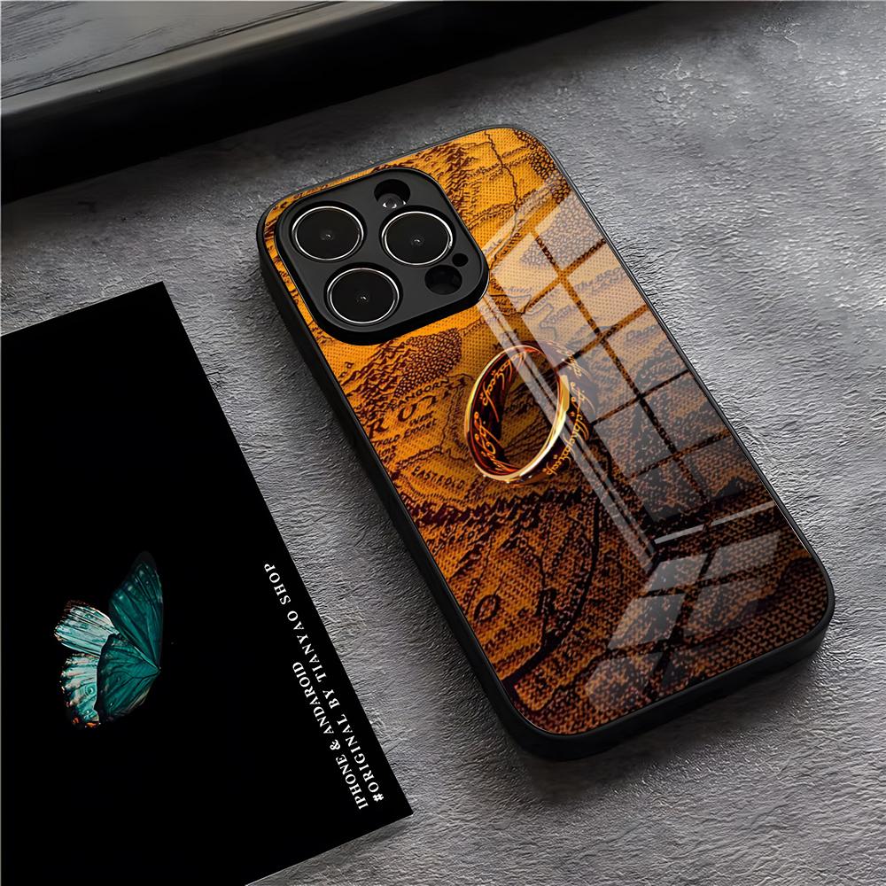 T-The L-Lord OF -The Rings Phone Case For IPhone 17 Pro Max 15 Pro 16 14 Plus 12 13 Mini 11 Pro Shockproof Glass Cover