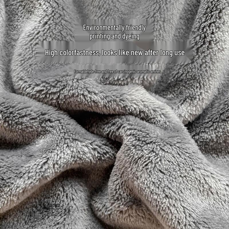Plush Winter Flannel Throw Blanket