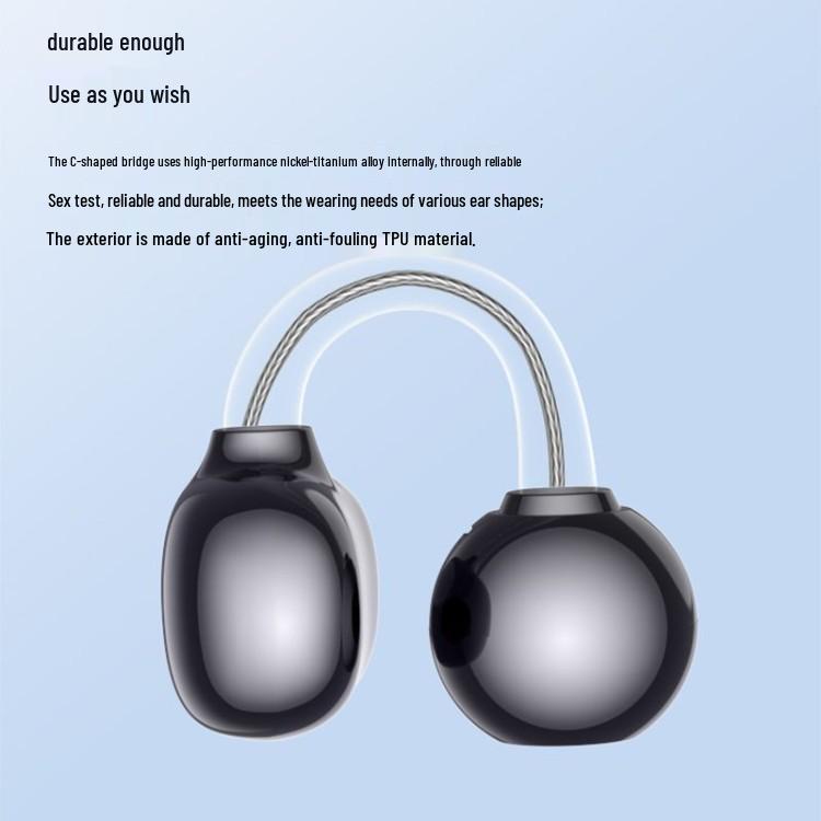 New Sports Wireless Ear Clip Earbuds: Comfortable, Long Battery Life, Universal Compatibility