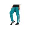 Adidas Neo Knit Solid Color Striped Cuff Joggers Men Bottoms Teal-Green HC9668