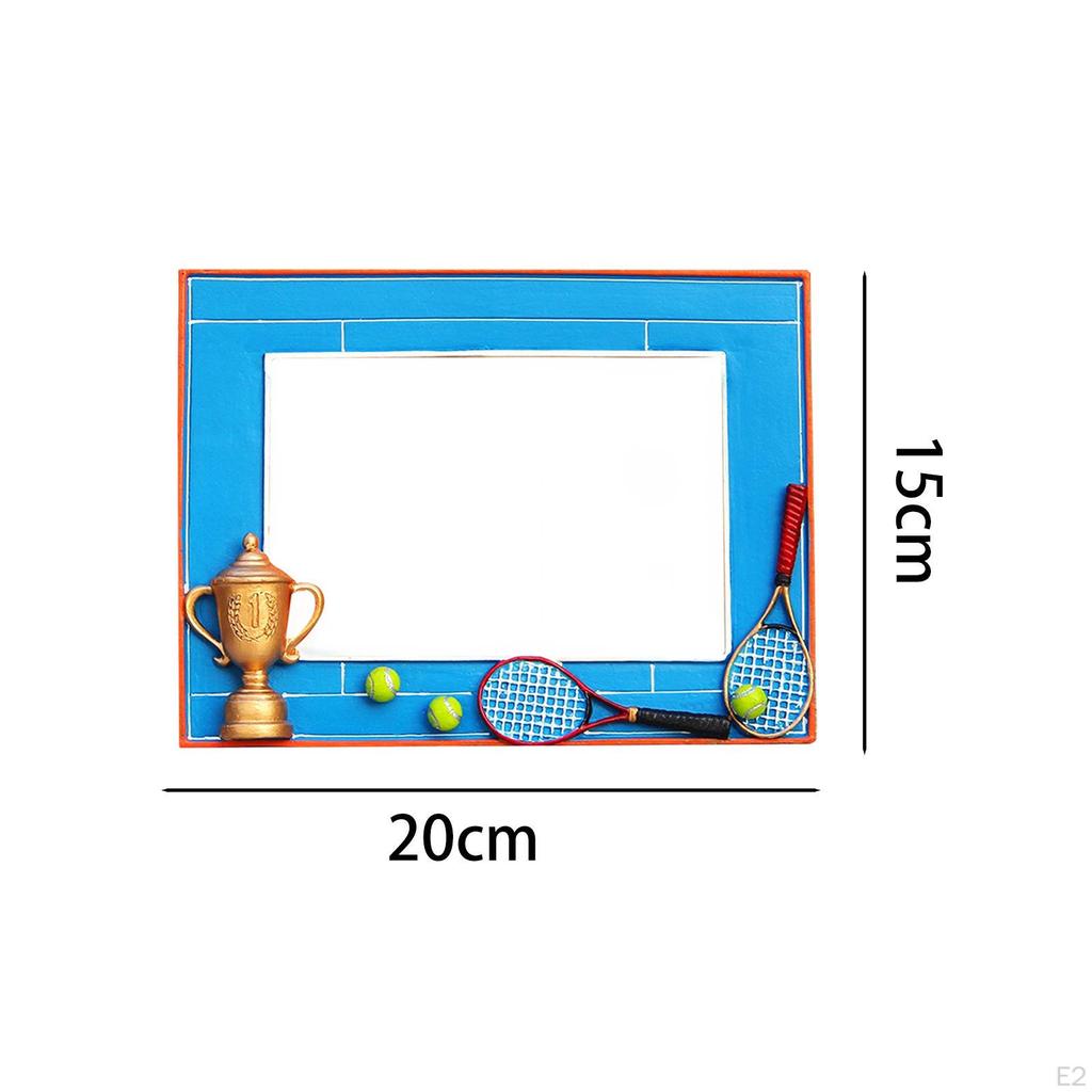 Tennis Photo Frame Memorable Keepsake for Home Decor DIY Display Case Ornament Picture