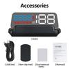 C500 OBD2 T900 GPS HUD Car Head-Up Display OBD Windshield Projector Speedometer Digital Auto Accessories Automotive Electronics