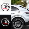 Car Badge Vinyl Reflective Fuel Tank Cap Stickers Decal Accessories For Toyota Chr Corolla Yaris Rav4 E150 E120 Land Cruiser 200