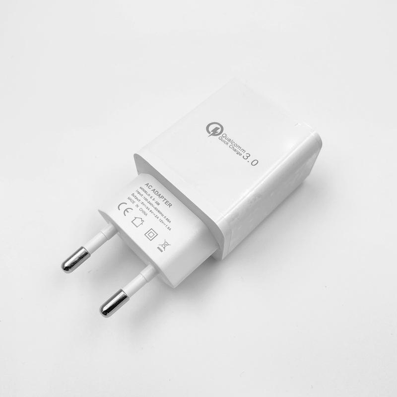 

CE-Certified 5V 3A USB Adapter, EU/US Standard, 18W Fast Charger, QC3.0 for Android EU Standard