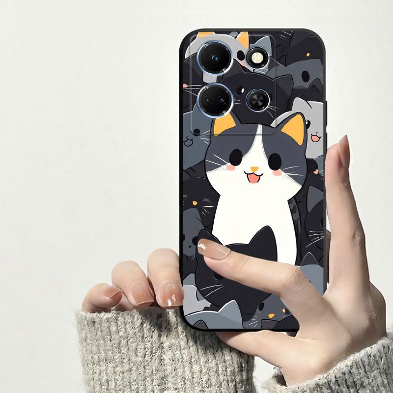 

For Infinix Note 30 Pro 30VIP 30i Case Soft Silicone For Infinix Note 30 4G 5G Back Cover Shockproof TPU Phone Case Cat Bumper InfinixNote30VIP