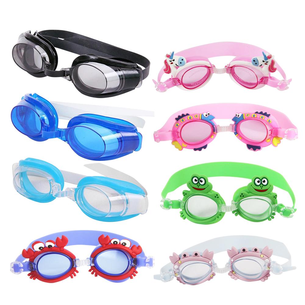 

Детские очки для плавания, очки для плавания, противотуманные солнцезащитные очки с защитой от ультрафиолета, детская тренировочная маска, чехлы для очков, пчела, краб, лягушка, рыба