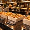 Wooden Food Display Box with Open Top Compact Rectangular Sturdy Countertop