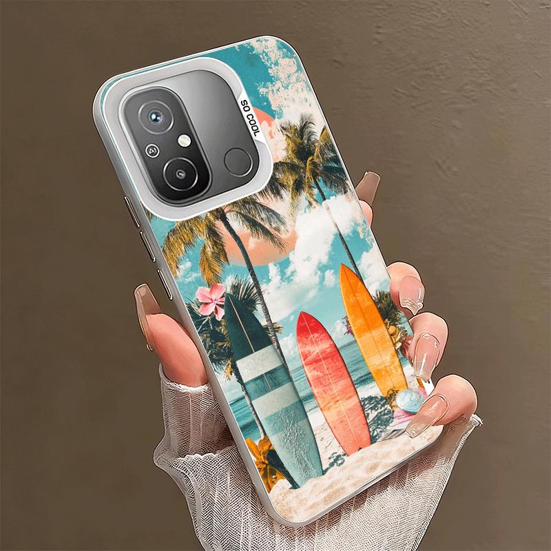 

Surfboard Surfing Surf Summer Shockproof Phone Case for Xiaomi Poco X7 X6 X5 X3 Pro F7 Ultra M8 Redmi 15C 15 14C 13C 12C 10C 13 Xiaomi Redmi 12C