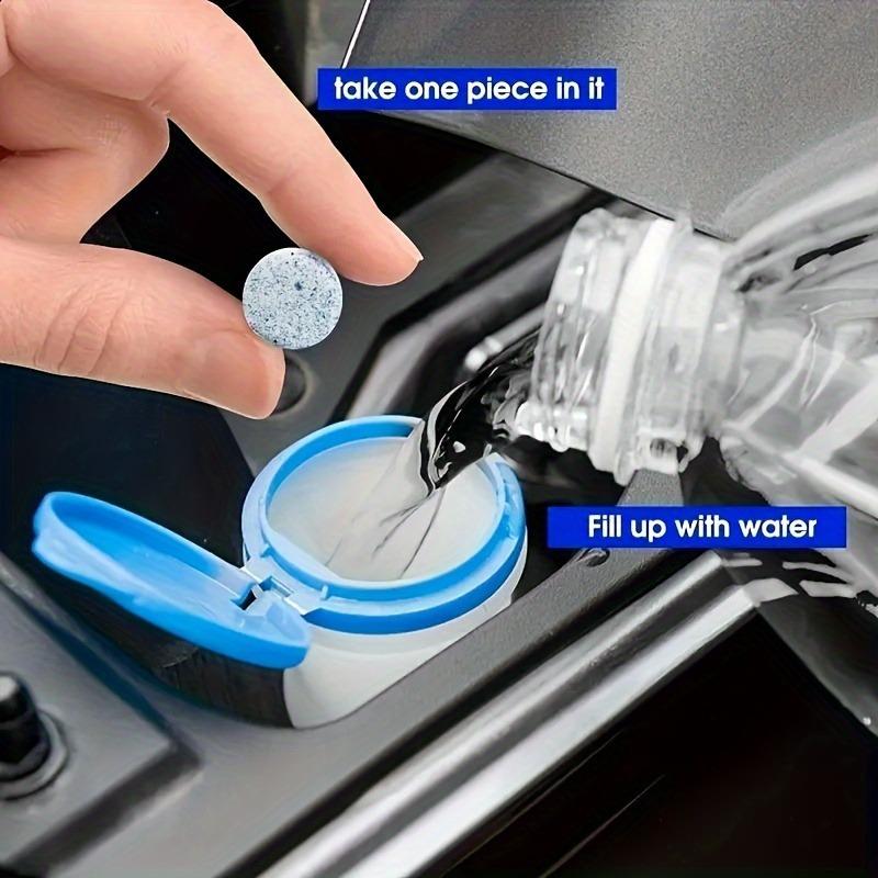 10/20pcs Car Windshield Cleaner Tablets, Effervescent Glass Washer Concentrate, All-Season Washer Fluid,Keep the Glass Clean