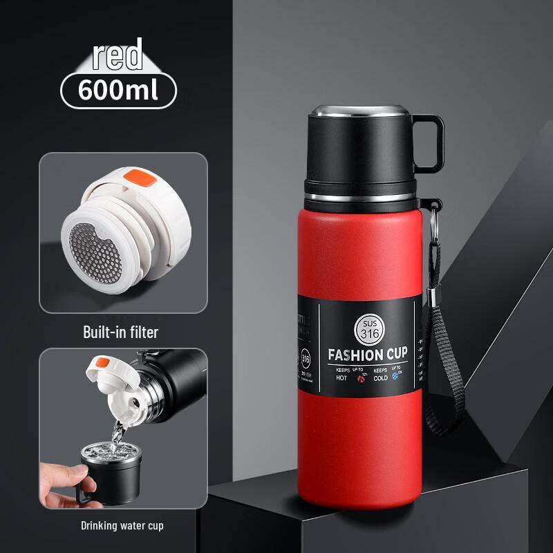 Shangqi Men s Insulated Bottle with Tea Infuser
