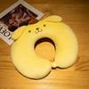 Melody U Shaped Neck Pillow With Plush Fabric For Travel And Office Use