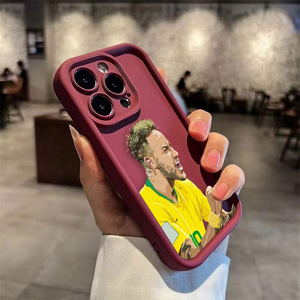 Fotbalová hvězda 10 N-Neymar Pouzdro na telefon pro Xiaomi POCO F8 F7 ULTRA F5 F4 F3 C40 M6 M7 X3 X4 GT X5 X6 X7 TPU Pouzdro DIY Kryt