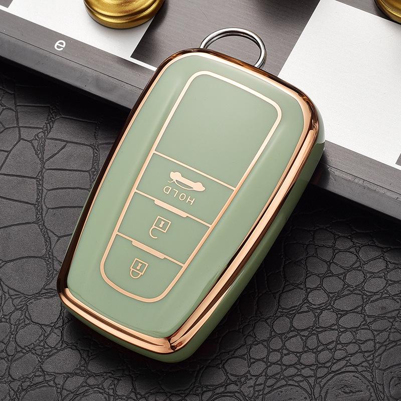 Toyota Key Case Cover for Highlander, Corolla, Crown, Prado, and Levin Models