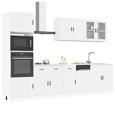 Kitchen Cabinet Set, Squid, 7-Piece, White