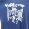 Vintage 70s 80s Print Short Sleeve T-shirt Blue Women Used
