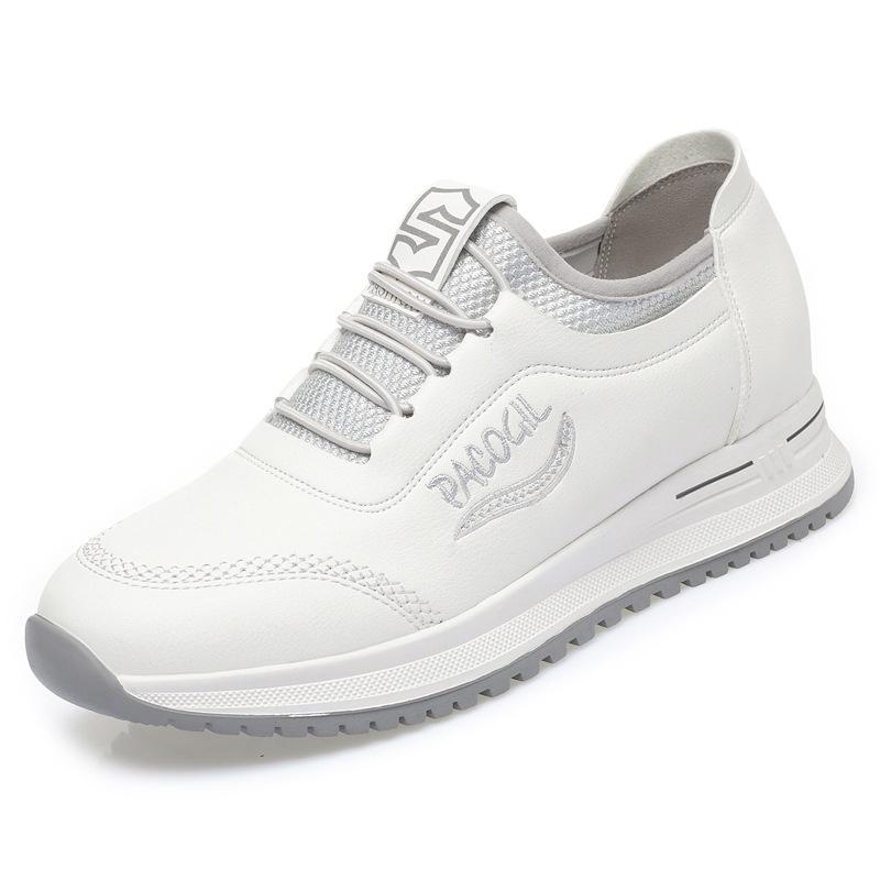 

Новая весенняя мода Универсальные Нескользящие Женские Комфортные Дышащие Кроссовки Мама Мягкая Кожа Мягкая Подошва Повседневная Обувь 36(Foot23cm)