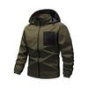 Chaqueta Deportiva para Hombre de Primavera y Otoño, Chaqueta Casual Versátil Cortavientos con Capucha