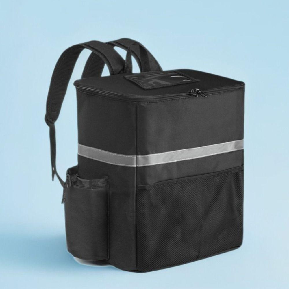 Large Capacity Commercial Delivery Box 35L Thermal Storage Backpack Food Storage Cooler Bag BBQ