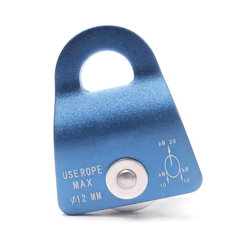 Practical Aluminum Descendings Device for Technical Climbing Gear and Safety Equipment Support 2000kg Statics Load