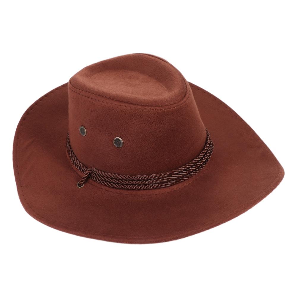 Elegant Cycling Caps Knight Hat Sun Protection Caps Climbing Hats Sunscreen Caps Western Cowboy Hats PU Leather Summer Sun Hats