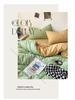 Japanese Solid Color Bed Set - Skin-Friendly, Breathable Sheets and Quilt Cover for Dormitories