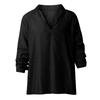Designer Spring Summer Men's Casual Cotton Linen Color Long Sleeve Shirts Loose Stand Collar Shirts