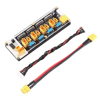 Placa Carregadora de Bateria 40A com Conectores XT60 XT30 Para Baterias 2-6S Apresentando Descarregador Integrado Proteções Contra Curto-Circuito