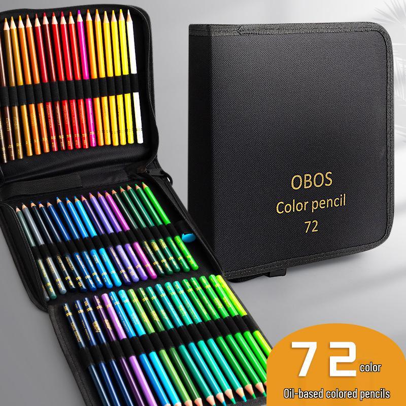 200 Professional Oil-Based Colored Pencils for Art, Drawing & Sketching