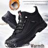 Men's Winter High-Top Non-Slip Warm Snow Boots - Cotton, Velvet-Lined, Comfortable, Wear-Resistant, Casual Outdoor Footwear