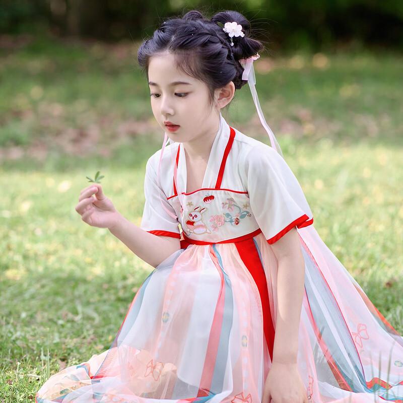 Little Tiger Patty Girls' Hanfu Summer Dress