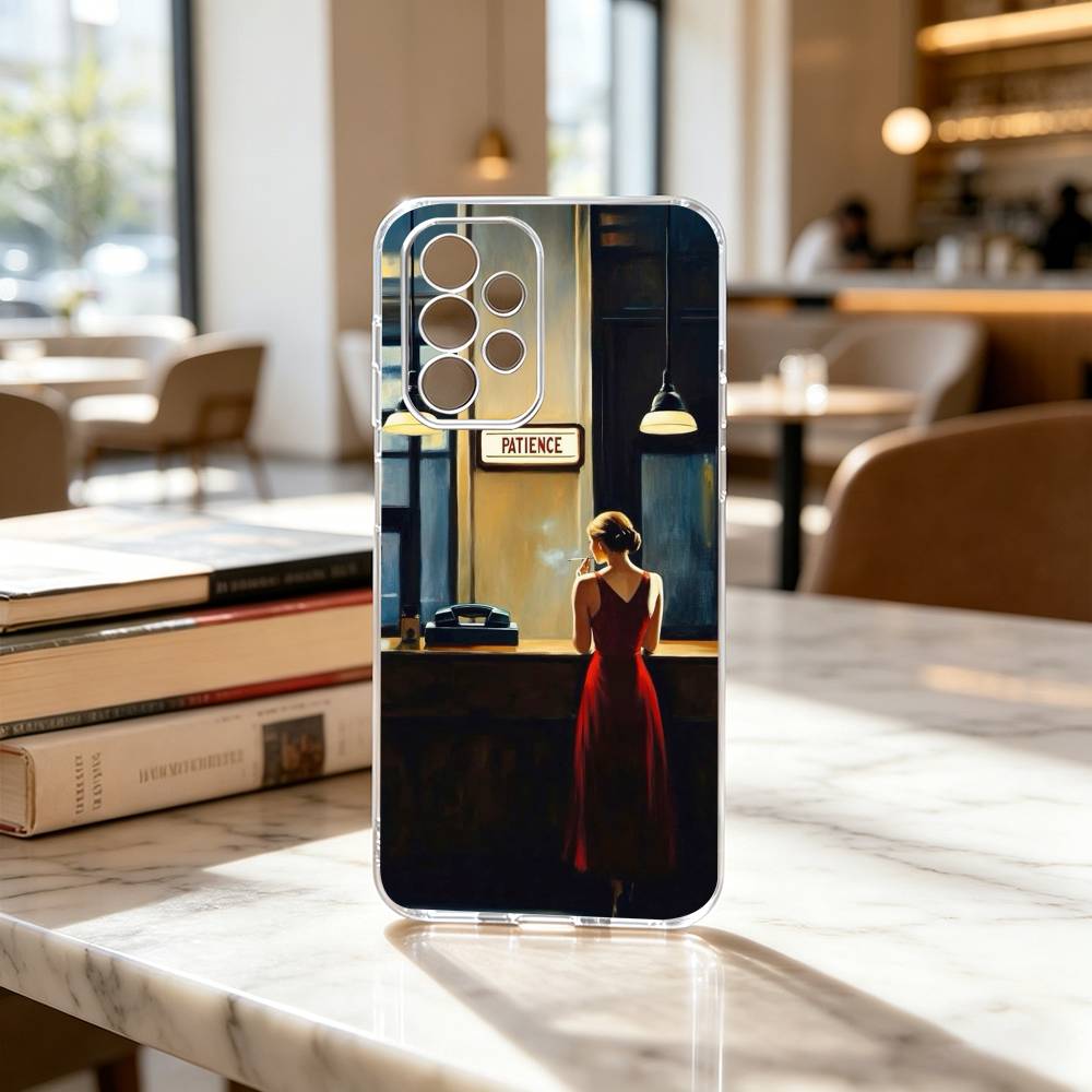 E-edward H-hopper Art  Phone Case Transparent Silicone Soft For Samsung S25,S24,S21,S22,S23,S30,Ultra,S20,Plus,Fe