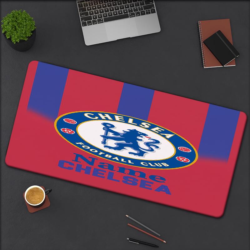 Custom Name Chelsea Football Club Theme Mouse Pad Non Slip Rubber Base Multifunctional Office Home Decor Perfect For Workspace Personalization